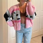 Amazon Pink Cropped Cardigan Photo 0