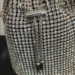 E|N Expressions NYC | Rhinestone Mini Tote w/Crossbody Strap Silver Photo 8