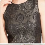 J. McLaughlin  Belinda Sheath Dress Zahara Jacquared Black Champagne size 6 NWT Photo 11