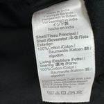 Madewell  Sleeveless Crewneck Bubble Top Black Cotton Pleated Draped Small NWT Photo 8