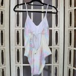 PQ Swim Anthropologie Utopia Aphrodite Tie Dye One Piece Swimsuit L Pink Size L Photo 3