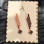 Elegant Rose Gold Drop Earrings Photo 0