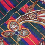 Art of the Scarf Tie Rack Designed in Italy 120x120 100% polyester scarf Red Photo 1