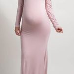Pinkblush NWT  Pink Long Sleeve Photoshoot Maternity Gown/Dress | Size: Large Photo 0