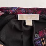 Michael Kors  Burgundy Paisley Dress Size 2 - Work or Night Out Photo 9