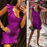 ZARA  purple blogger favorite ruched sleeveless dress‎ size XS Photo 1