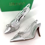 NWT J.Reneé Tadma Glass Slipper Rhinestone Pumps Heels Size 12W Cocktail Wedding Silver Photo 8