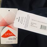 Sporti HydroLast Solid Thin Strap Swimsuit Black Photo 7