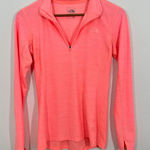 The North Face  Neon Melon Pink Orange Pullover Activewear Running‎ Long Sleeve Photo 0