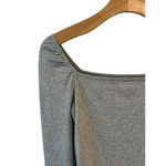 SheIn  Long Sleeve Bodysuit Womens Size Small Gray Stretch Sculpting Slimming NWT Photo 1