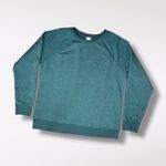 Time And Tru Green Pullover Sweatshirt Crewneck Long Sleeve Large Photo 9