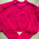 Forever 21 Small hot pink crop sweater Photo 0
