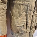 Olive Green Parka with Faux Fur Hood and Lining (M) Size M Photo 3