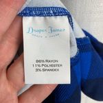 Draper James Blue Plaid Faux Wrap Mini Dress Sz.M Photo 13