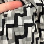 Apt. 9  Stretch Retro Gray Crinkle Y2K Collared Button Up Blouse Women's Large Photo 4