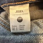 JBD Just Black Denim Super Distressed Girlfriend Blue Jeans Sz 27 DP429N Photo 6