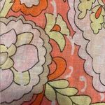 Old Navy Women Sleeveless Ruffle Neck Floral Tank Top Sz M Linen/Cotton Boho Photo 4