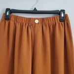 SheIn Curve Brown Sheer Lightweight Wide Leg Pants Size 0XL Photo 2