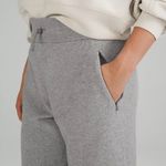 Lululemon Cotton Cashmere Knit Mid-Rise Jogger Heathered Grey Size 2 NWOT Photo 2