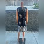 Ny&co New York & Stretch Floral A-Line Dress Woman's Size M Photo 2
