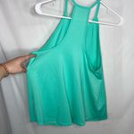 Old Navy EUC  active women’s turquoise high neck ribbed loose relaxed top‎ medium Photo 4