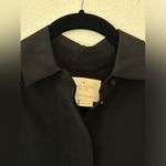 Kate Spade  black rosette shift shirt silk dress size 0 Photo 6