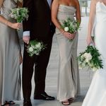 Birdy Grey Carrie Matte Satin Dress - Neutral Champagne -  Photo 2