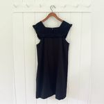 Madewell  Crochet Fringe Shift Mini Dress Vacation Casual Minimalist Women Size 4 Photo 8