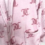 Juicy Couture Blush Pink Logo Pattern Plush Robe Size Small/ Medium Photo 4