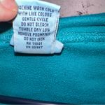 L.L Bean Vintage Hooded Lightweight Athletic Style Fleece Sweatshirt Medium Blue Photo 5