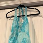 Pink Blush Blue Maternity Swim Top Size Small‎ Photo 2