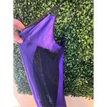 Victoria's Secret  Purple and Black Lace Slip Dress Size Small Lingerie Photo 2