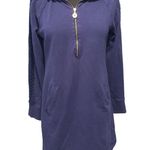 Lilly Pulitzer Solid Popover Navy Skipper Dress XS Photo 2