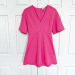 Ganni Ottoman Stretch Suiting Mini Dress in Bubblegum Pink Photo 2