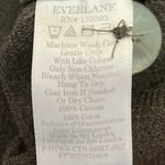 Everlane Gray Chest Pocket Long Sleeve Button Up Shirt Jacket Shacket Top Sz XS Photo 3