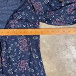 Hinge Nordstrom  Boho Floral Mini Dress Cottagecore Peasant‎ Style XS Photo 7