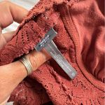 Aerie Lace Bandeau Bralette in Rust size XS Photo 2