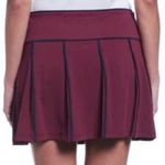 Original Penguin NWT Multi Piped Pleated Skort Burgundy Blue Size XL Photo 1