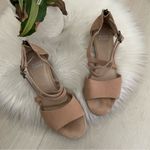Eileen Fisher Kyra Strappy Low Heel Nubuck Leather Sandals Photo 3