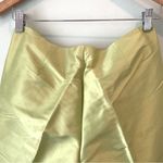 Gap NWT Vintage  Doupioni SILK Lime Green Cropped Pants 4 Photo 6