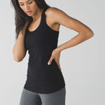 Lululemon Cool Racerback Tank Top Black Medium Photo 0