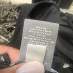 Ann Taylor Textured Black Knee Length Career Dress Big Button Size 4 office Photo 10