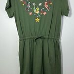 Disney  Parks 2023 The Enchanted Tiki Room Green Short Sleeve Dress Size Small Photo 0