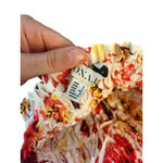 Shona joy  Kalani Shirred Strapless Mini Dress In Coconut/Multi Tiered Floral 2 Photo 9