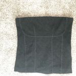 Rodebjer Black Glittery Fitted BustierTube Top Sleeveless Tank Blouse Size Small Photo 14