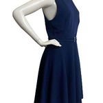 Hutch  Women's Navy Blue Sleeveless Belted A-line Dress Size M Photo 1