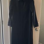 Sanyo Women’s Trench Coat 8 Petite Wool Blend Goth Black Photo 0