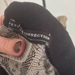 Peruvian Connection  Skirt Gray and Black soft cotton elastic waist midi size xs Photo 4