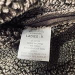 Orvis  Chocolate Brown Faux Suede Shearling Sherpa Vest‎ Toggle Closure Women M Photo 7