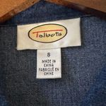 Talbots Embroidered Floral Denim shirt Jacket Cottagecore Top size small Photo 5